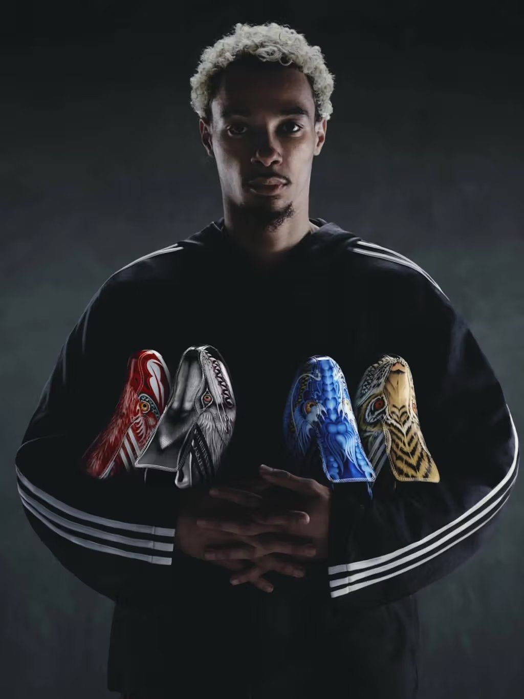 adidas Y-3 F50 Tunit 'Beast' Pack in collaboration with Hugo Ekitike, showing retro football boot design