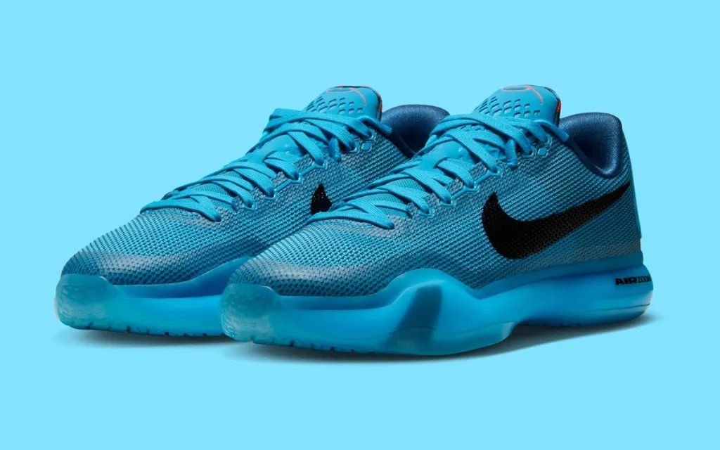 Nike Kobe X '5 AM Flight' sneaker in classic colorway, showcasing the Kobe 10 silhouette design