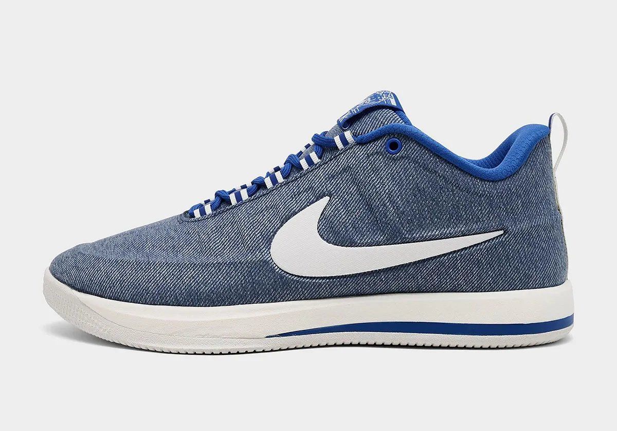 Nike Book 2 "Must Be The Denim" colorway featuring tonal denim construction, releasing March 20, 2026