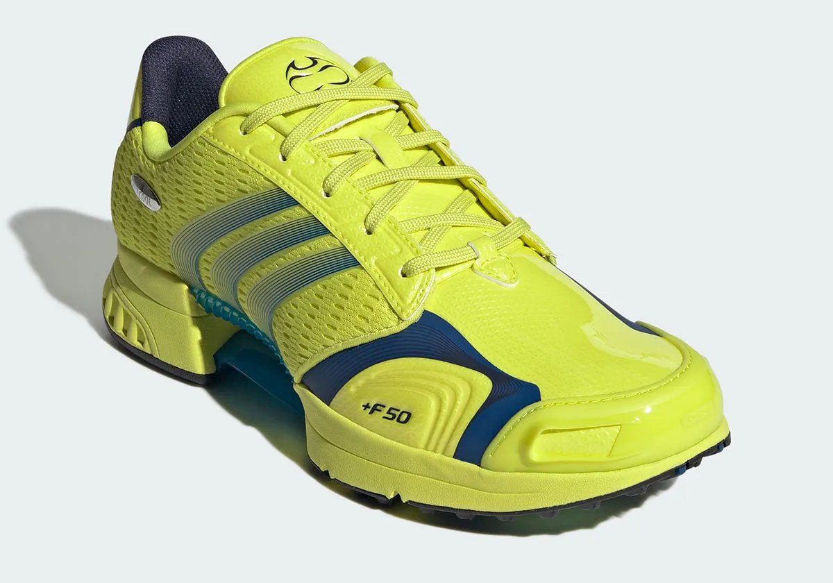adidas F50 Hybrid Climacool in Acid Yellow with 3D-printed ventilation zones
