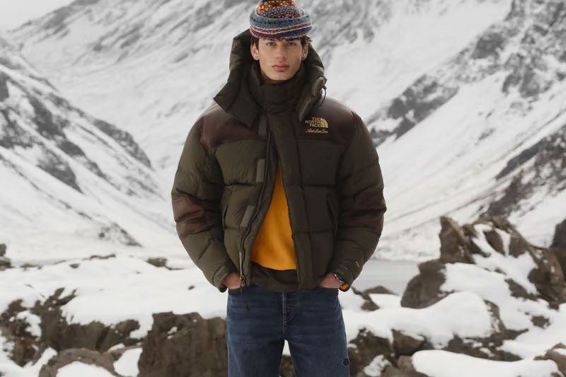 Aimé Leon Dore and The North Face Fall/Winter 2026 collaborative outerwear collection featuring GORE-TEX Mountain Jacket and reversible Nuptse