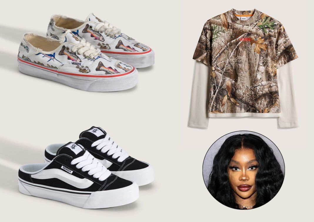 SZA x Vans VANSZA Knu Skool Mule and Authentic colorways from the October 2026 collection