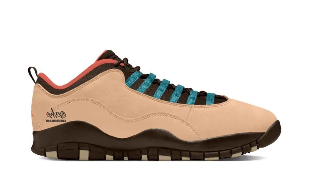Air Jordan 10 Low x Whitaker Group collaborative redesign
