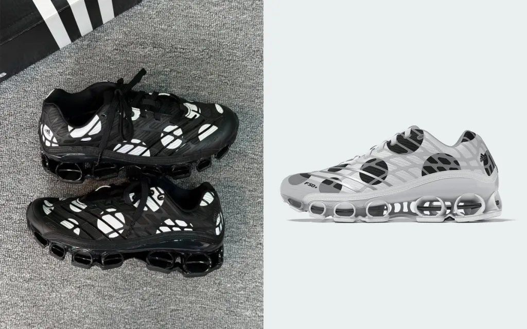adidas F50+ Megaride Polk Dot Pack in polka dot graphic treatment, revealed by Shanghai retailer One Locale