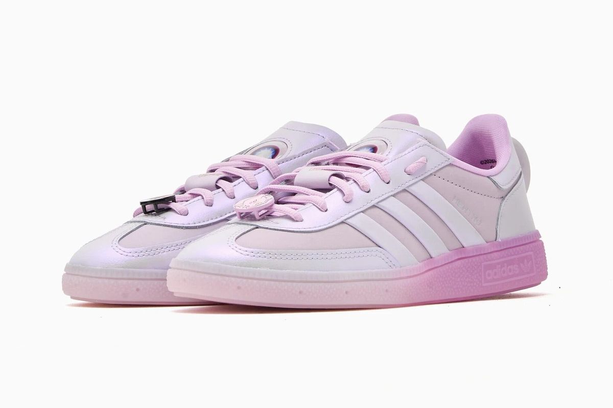 Pokémon x adidas Handball Spezial Mewtwo in Ice Lavender colorway, September 2026 release