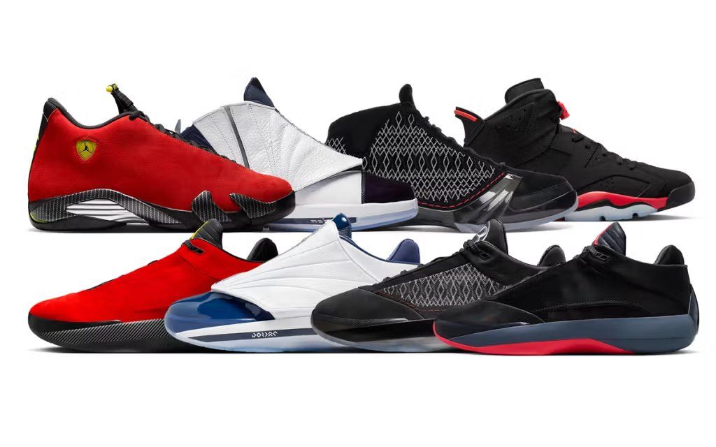 Air Jordan 40 silhouette showcasing design elements inspired by Michael Jordan's iconic signature shoe collection