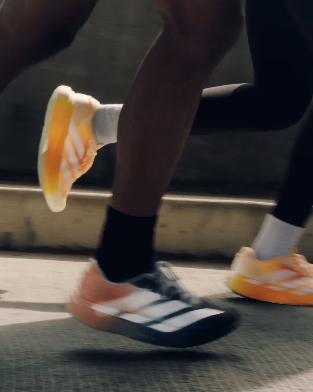 Adidas Evo SL in Whitaker Group's "Do Not Duplicate" collaboration colorway, showcasing refined low-profile silhouette with intentional material detailing