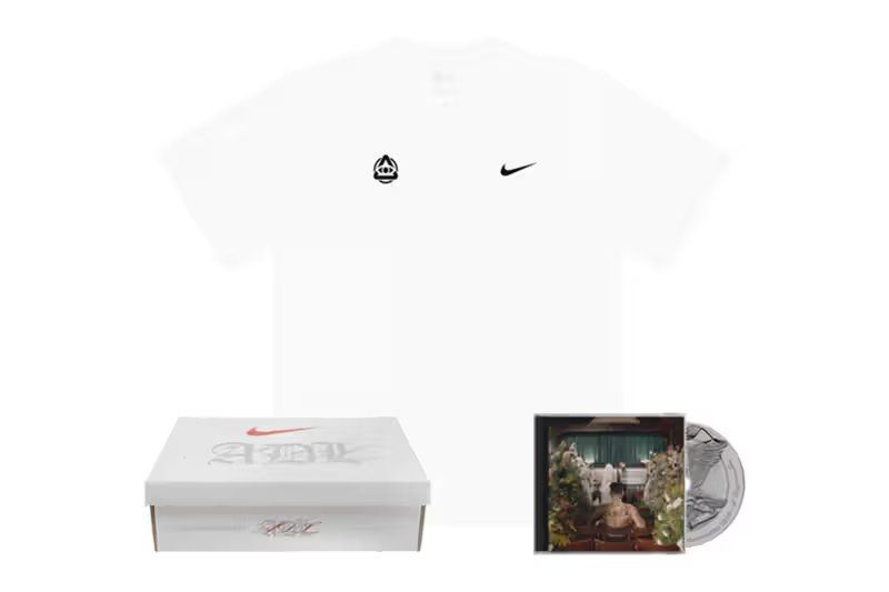 Nike x Yeat ADL Collection apparel and limited edition album box sets showcasing collaborative branding