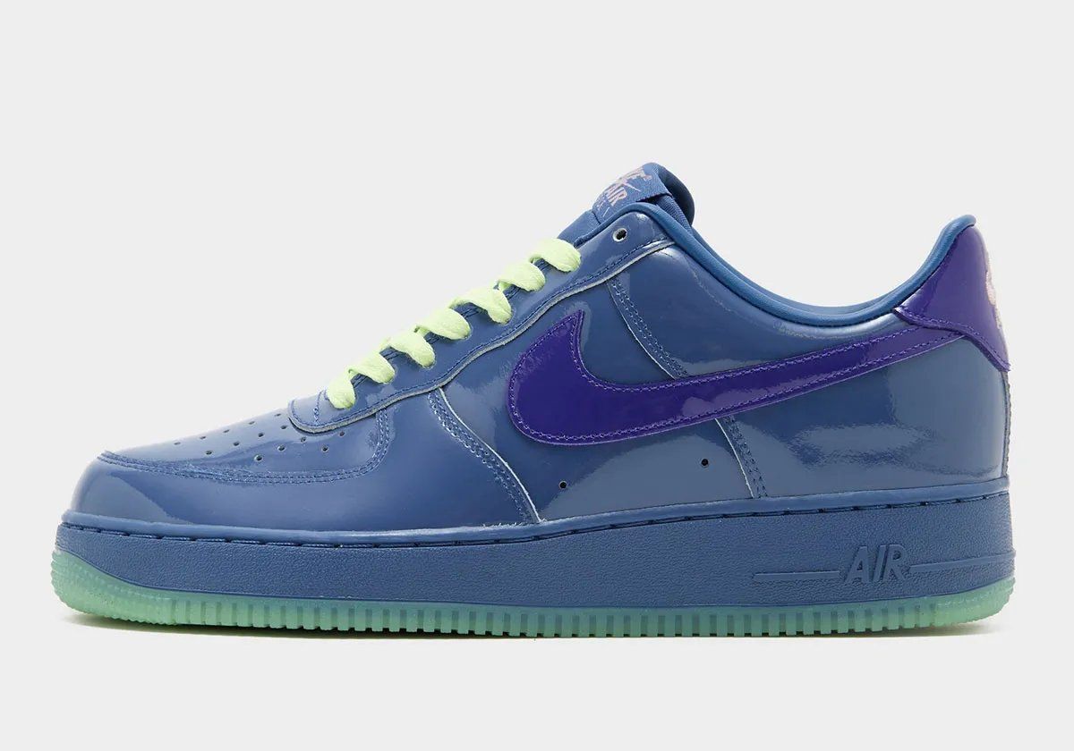 Nike Air Force 1 in patent leather with high-gloss finish, Central Cee SYNA collaboration edition