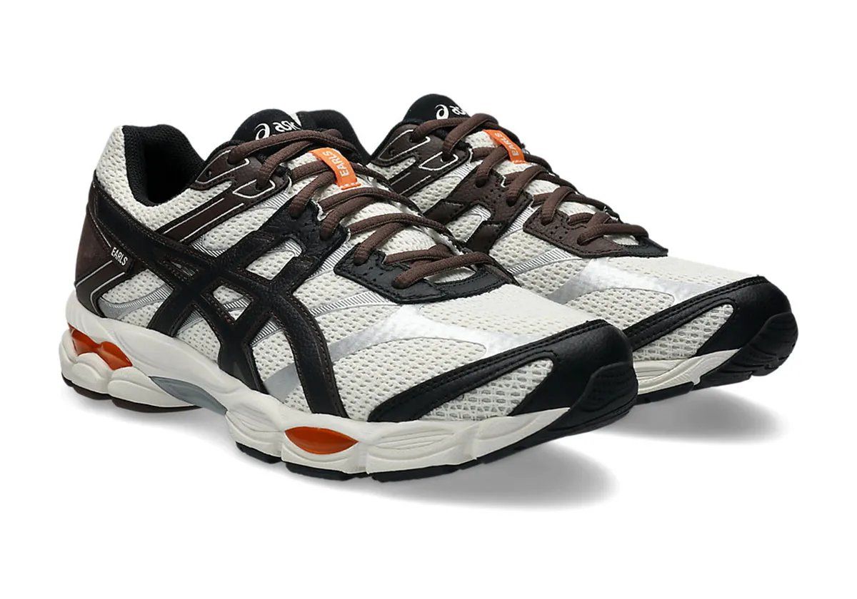 ASICS GEL-Cumulus 16 in cream and brown colorway from the EARLS second collaboration collection