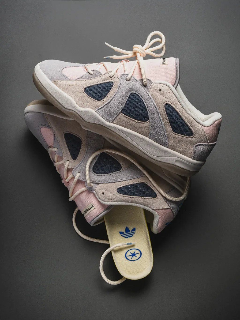Bad Bunny x adidas BadBo 1.1 Low-Top in official first look, showcasing the refined low-profile silhouette and material construction