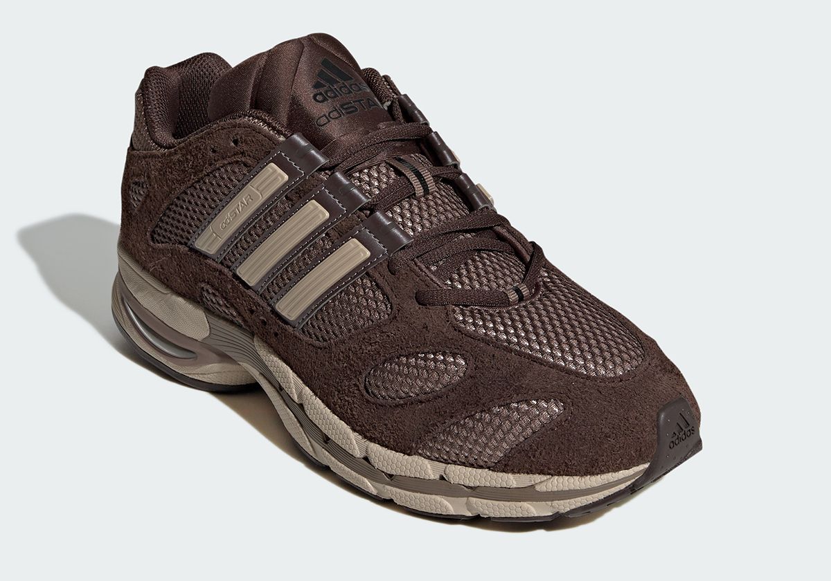 adidas Adistar MLD in Cloud White with reptilian leather upper detail