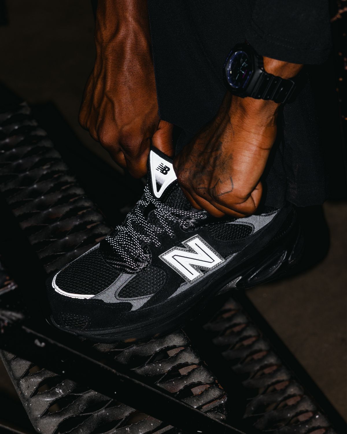 New Balance 2010 Carbon in black with carbon fiber accents and reflective 3M detailing, DTLR exclusive release