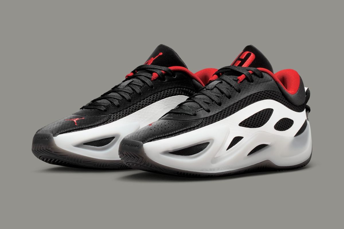 Jordan Heir 2.0 WMNS in White and University Red colorway, women's sneaker release