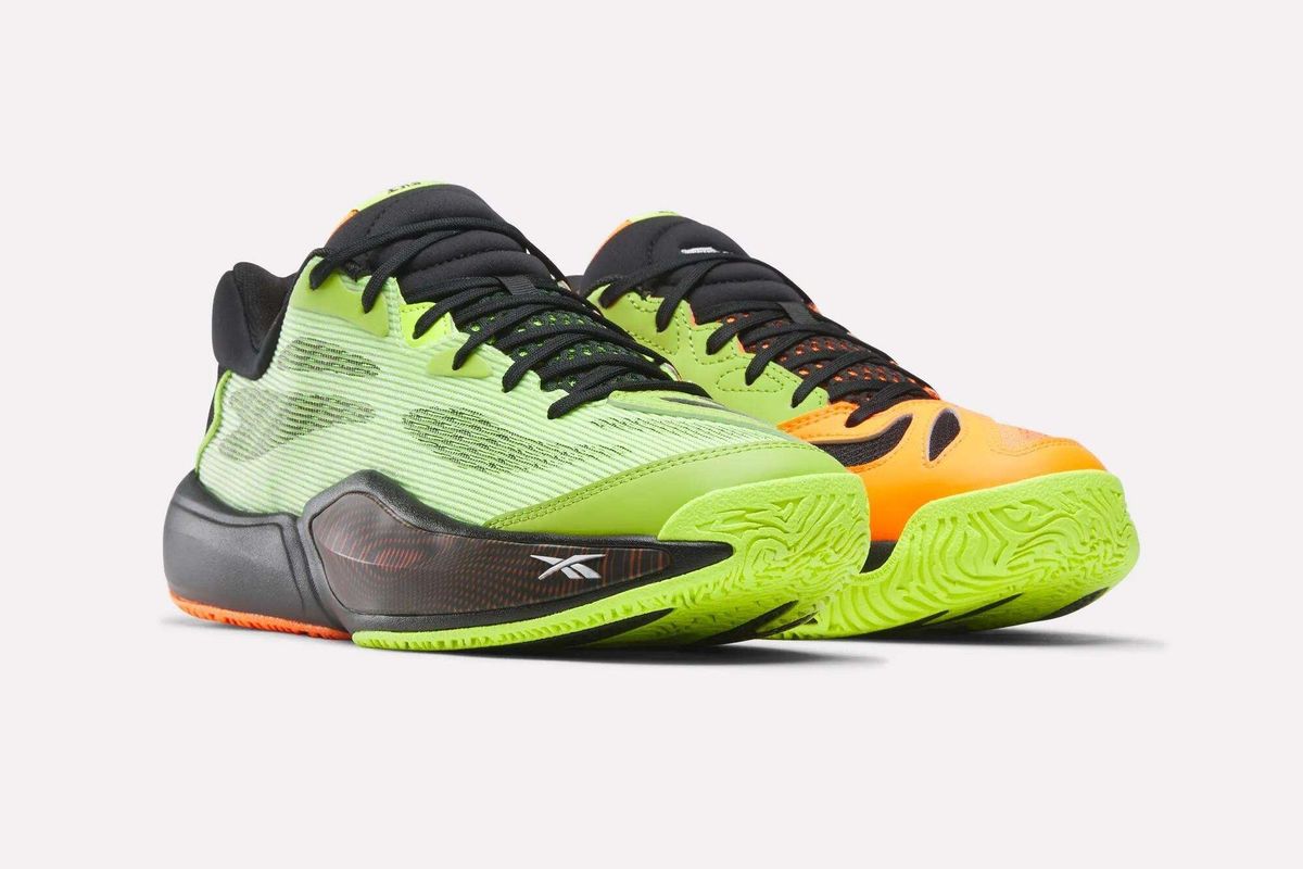 Reebok Engine A 26 Atomic Tangerine sneaker in vibrant orange colorway