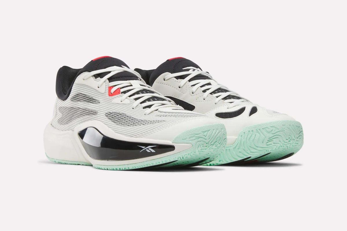 Reebok Engine A 26 in Chalk colorway, showing off-white and neutral tonal accents across the sneaker's silhouette