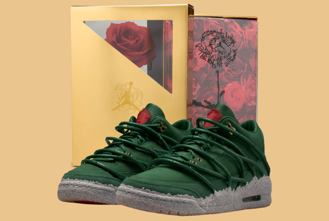 Teyana Taylor x Air Jordan 3 SP 'Concrete Rose' sneaker collaboration featuring neutral colorway and classic silhouette