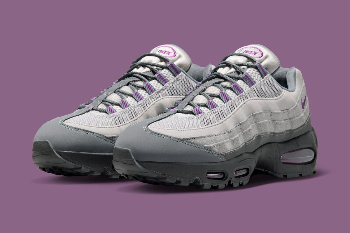 Nike Air Max 95 WMNS Bold Berry colorway, women's exclusive Spring 2026 release in deep berry tone