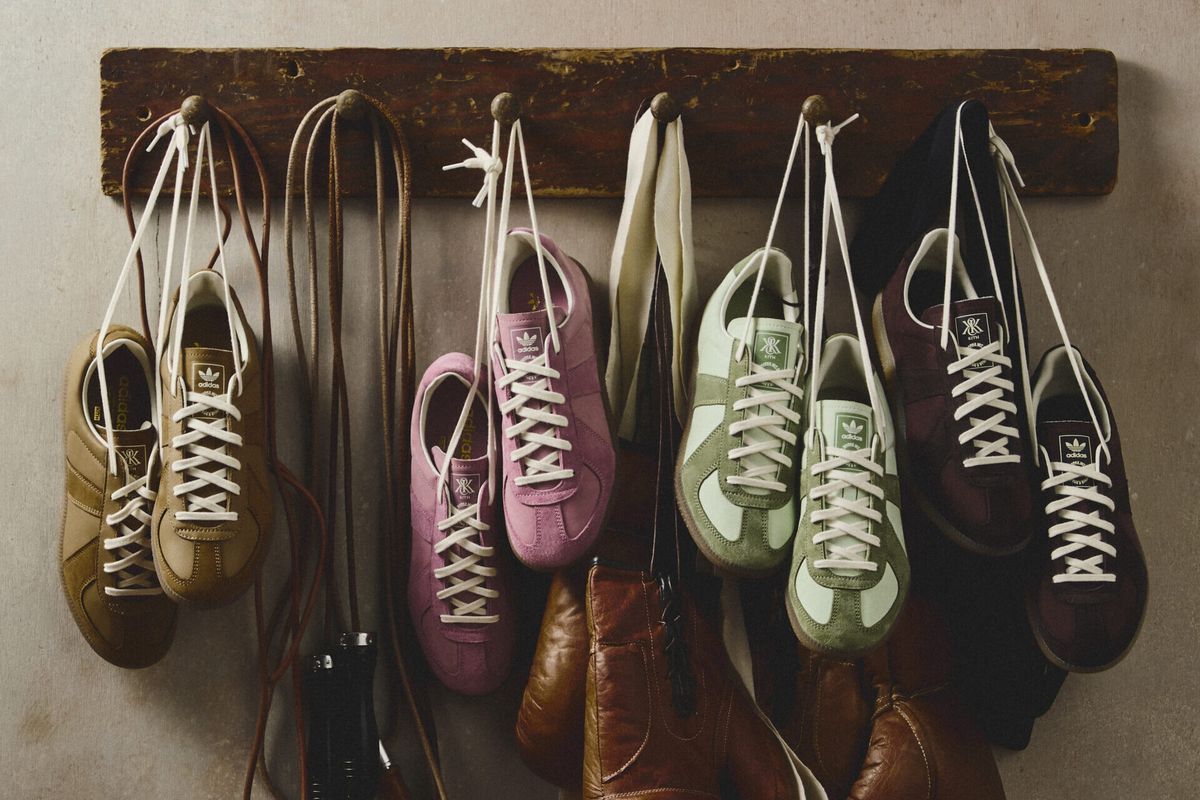 Kith x adidas Originals Spring 2026 collection featuring BW Army, Samba, and Japan silhouettes in updated colorways