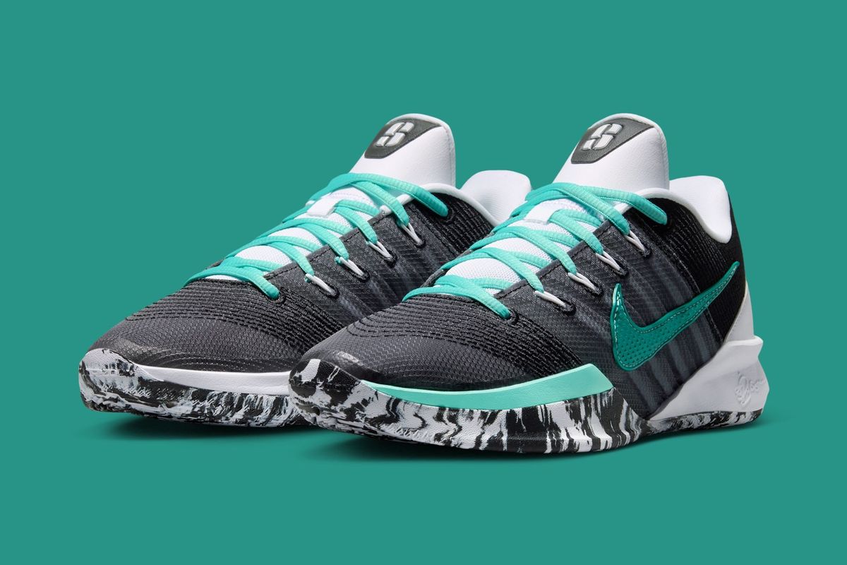 Nike Sabrina 3 'Big Ellie' colorway on court, showcasing performance basketball shoe design