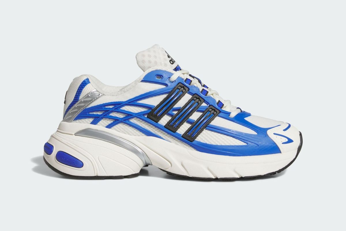 adidas Adistar XLG 2.0 in Hi-Res Blue colorway, side profile view