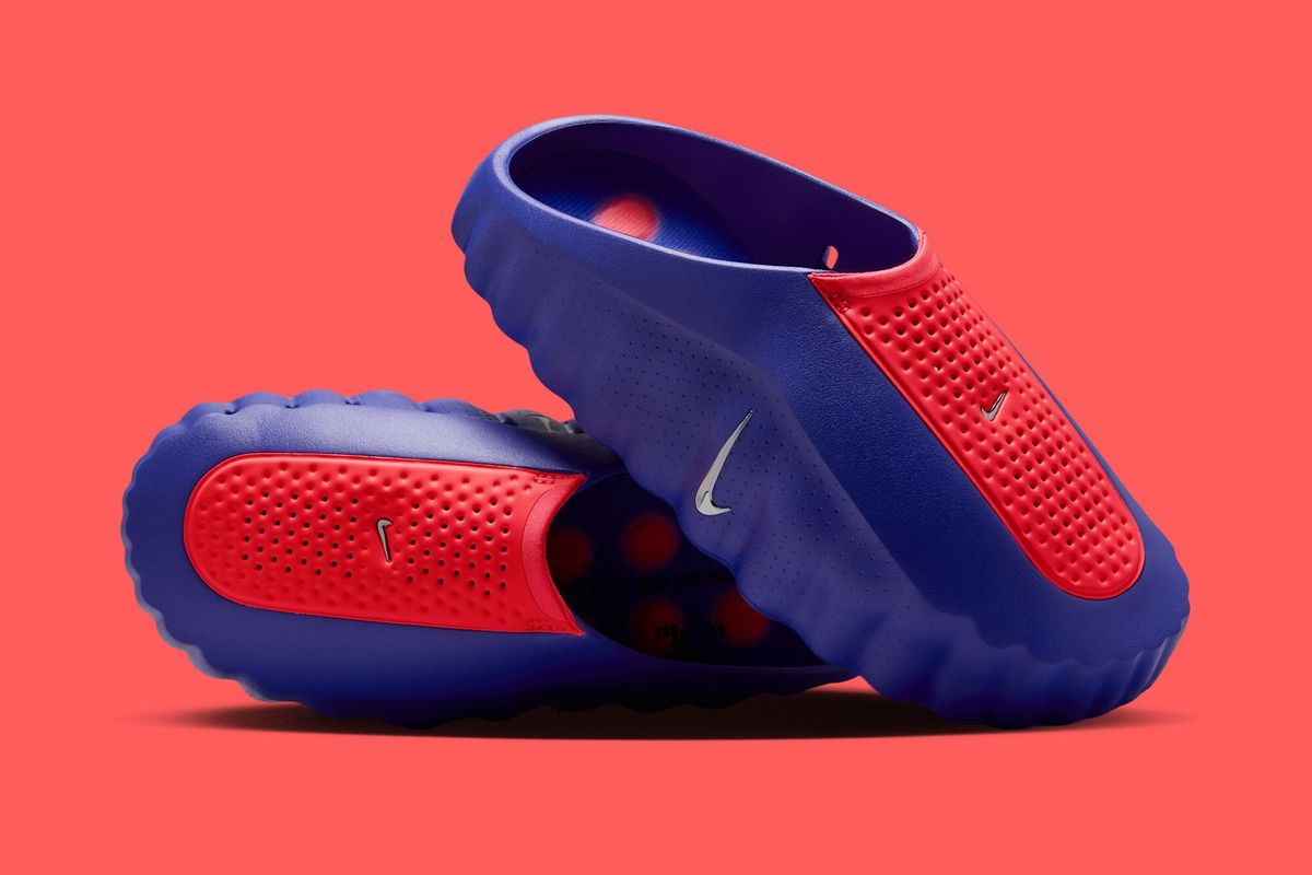 Nike Mind 001 Spider-Man colorway featuring red and blue design details