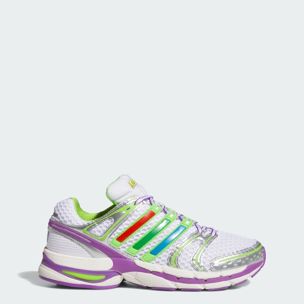 adidas Pixar Toy Story Adistar Control 5 collaboration sneaker with character-inspired design elements