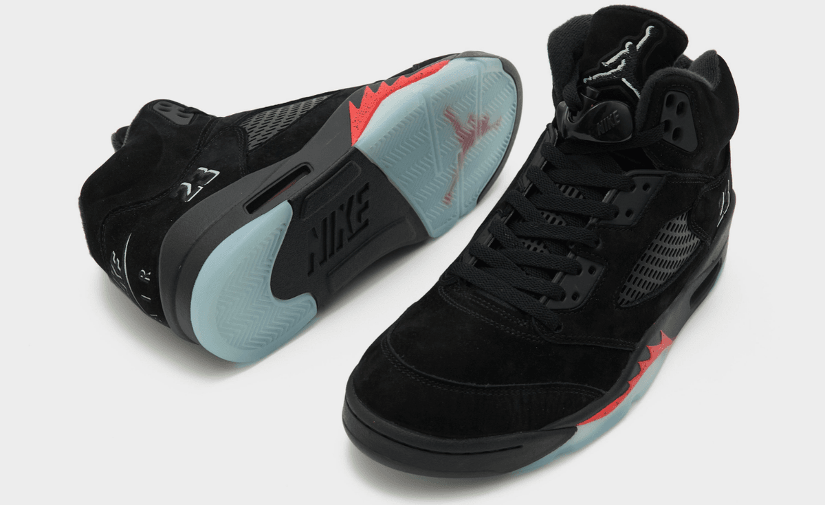 Air Jordan 5 Retro Halloween colorway featuring spooky seasonal design elements