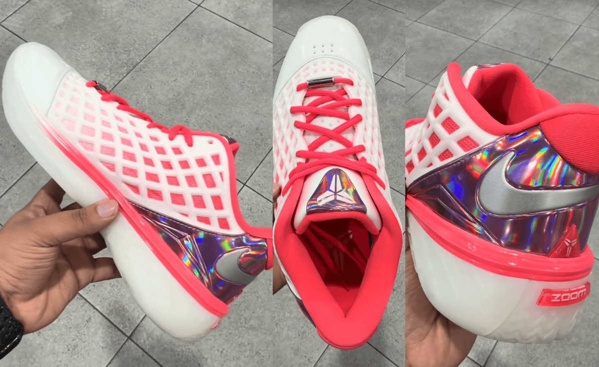 Nike Kobe 3 Protro in Sail and Hot Punch colorway for the WNBA All-Star Game