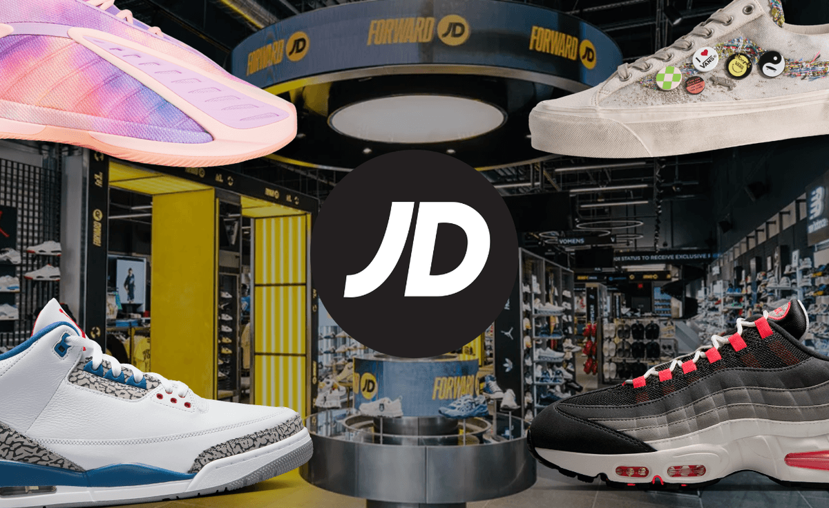 JD Sports July 2026 sneaker release calendar featuring Nike, Jordan Brand, and adidas drops