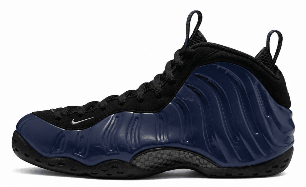 Nike Air Foamposite One in Obsidian colorway, part of the Gem Pack collection