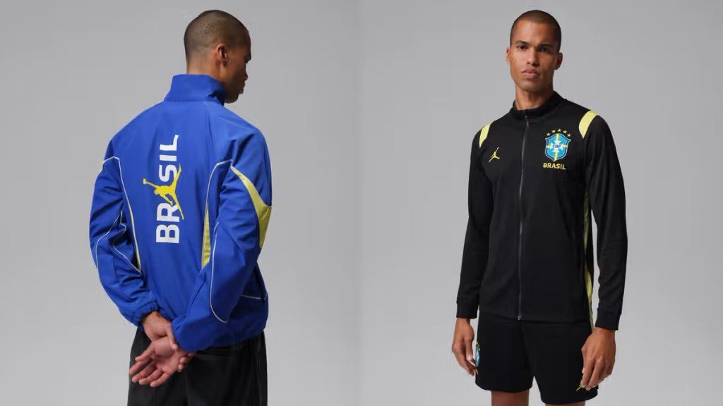Jordan Brand Brazil 2026 streetwear collection campaign imagery featuring cultural design elements and colorway palette