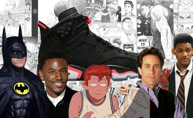 The Air Jordan 6 in black and infrared colorway, Michael Jordan's championship sneaker from 1991