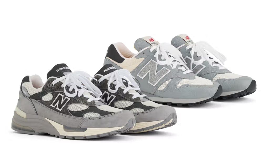 New Balance 992 in grey colorway from the Made in USA collection
