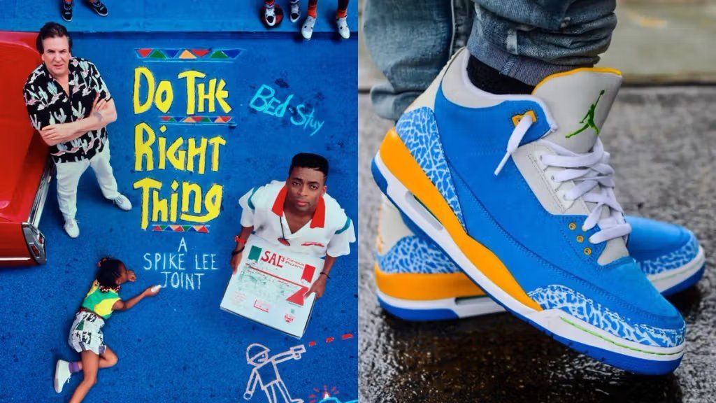 Air Jordan 3 'Do The Right Thing' colorway, retro basketball sneaker with Spike Lee heritage