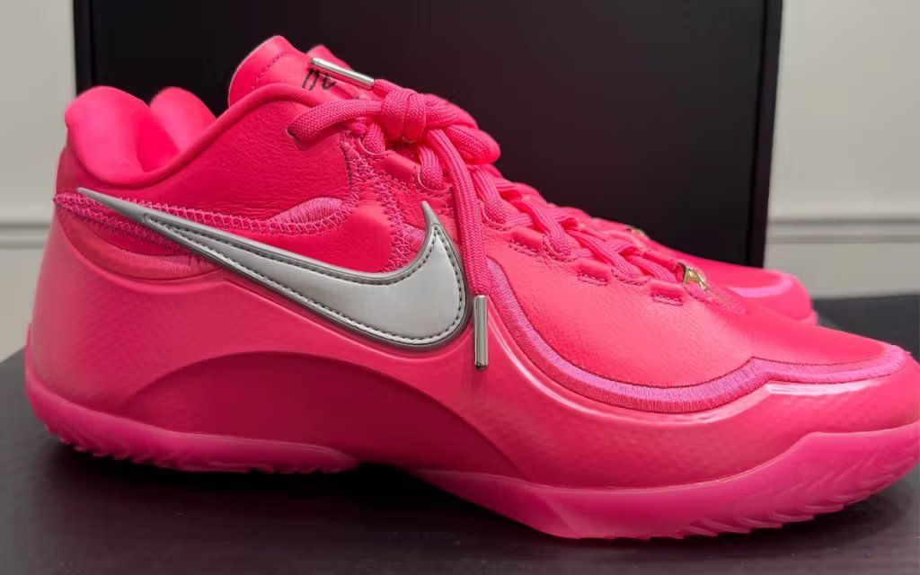Nike LeBron 23 and LeBron 20 hybrid silhouette in Hyper Pink colorway