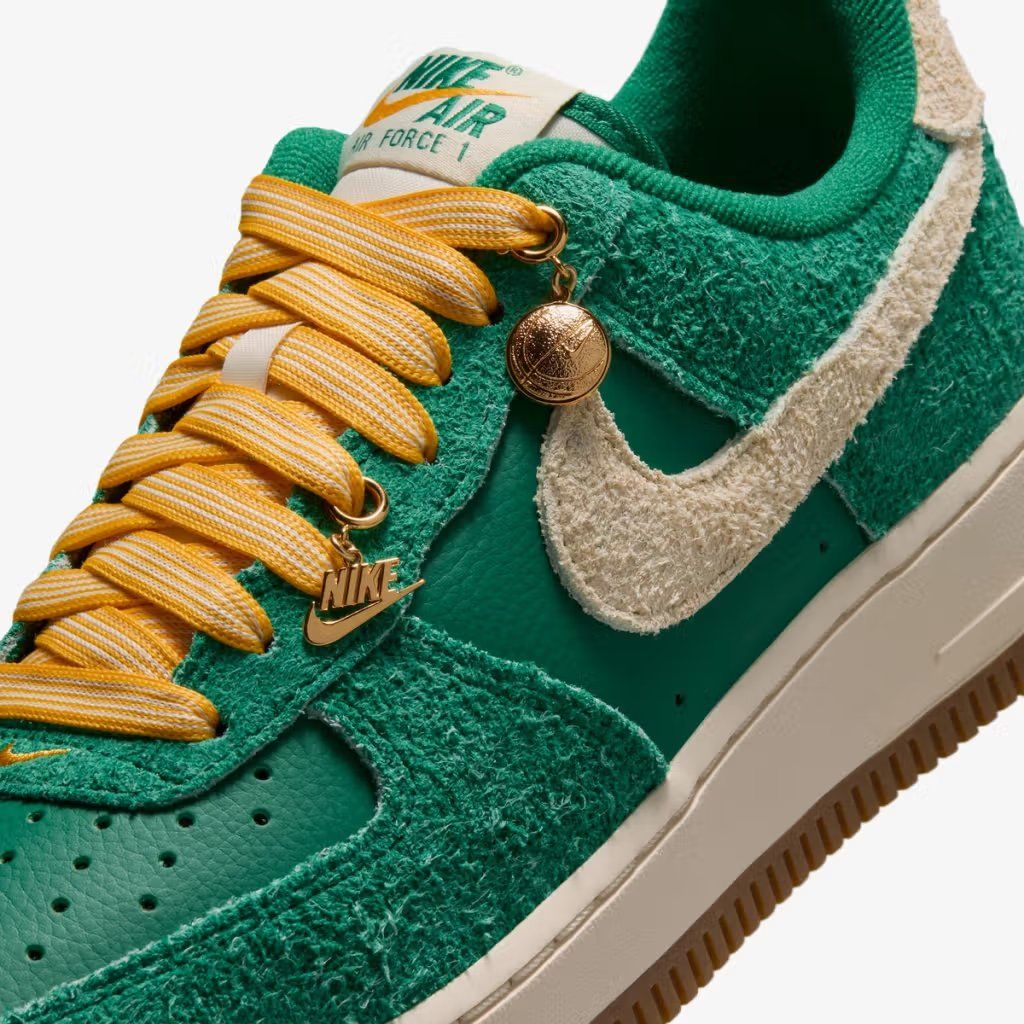 Nike Air Force 1 Low in Game Day colorway, showcasing the basketball-inspired design on a neutral background