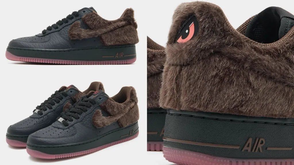 Nike Air Force 1 in NYC-inspired colorway drawing from the city's most iconic resident