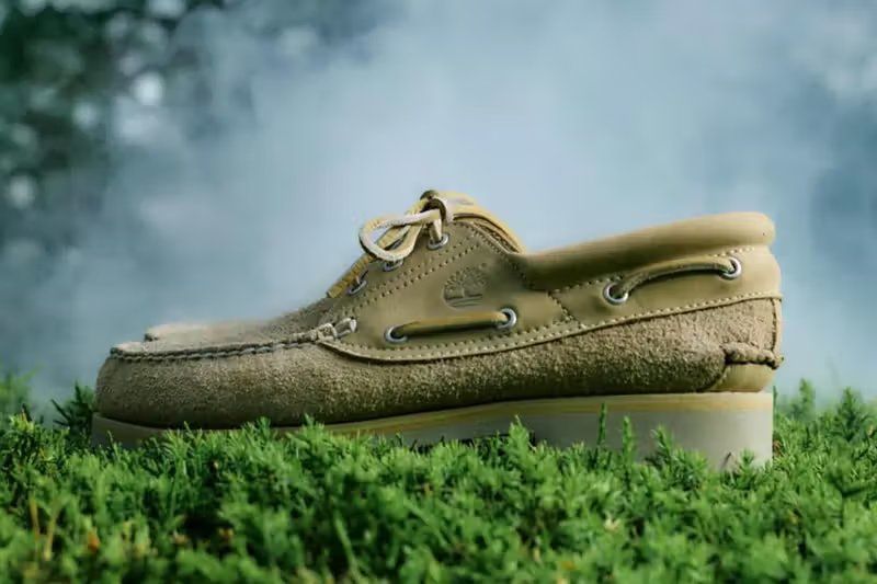 Timberland x nonnative 3-Eye Classic in taupe colorway with premium sole construction