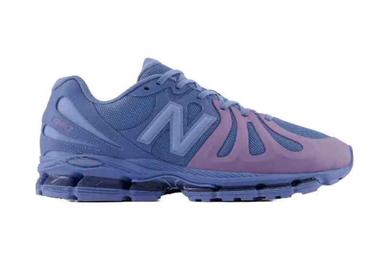 New Balance 1890P Fairweather Blue sneaker in two-tone blue colorway with synthetic overlays and mesh construction