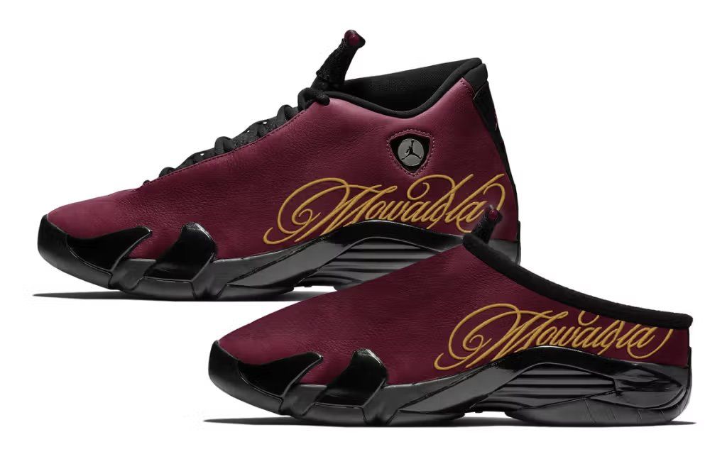 Air Jordan 14 silhouette in collaboration with designer Mowalola, releasing Fall 2026