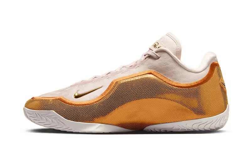 Nike LeBron 23 'LeBronto' in metallic gold and white, Spring 2026 release