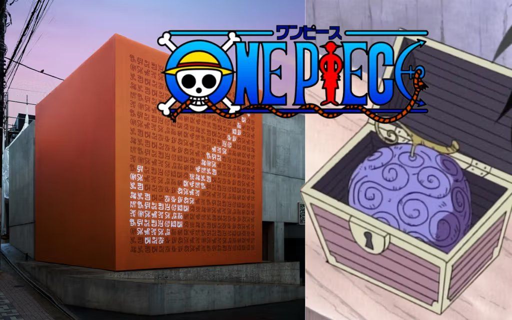 Nike Air Max Plus One Piece Romance Dawn collaboration teaser from Tokyo event