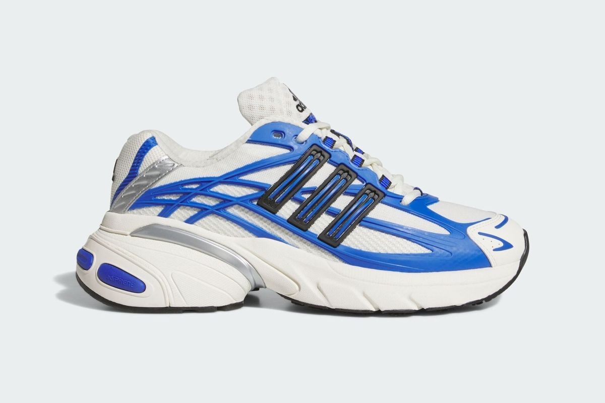 adidas Adistar XLG 2.0 in Hi-Res Blue colorway, side profile view