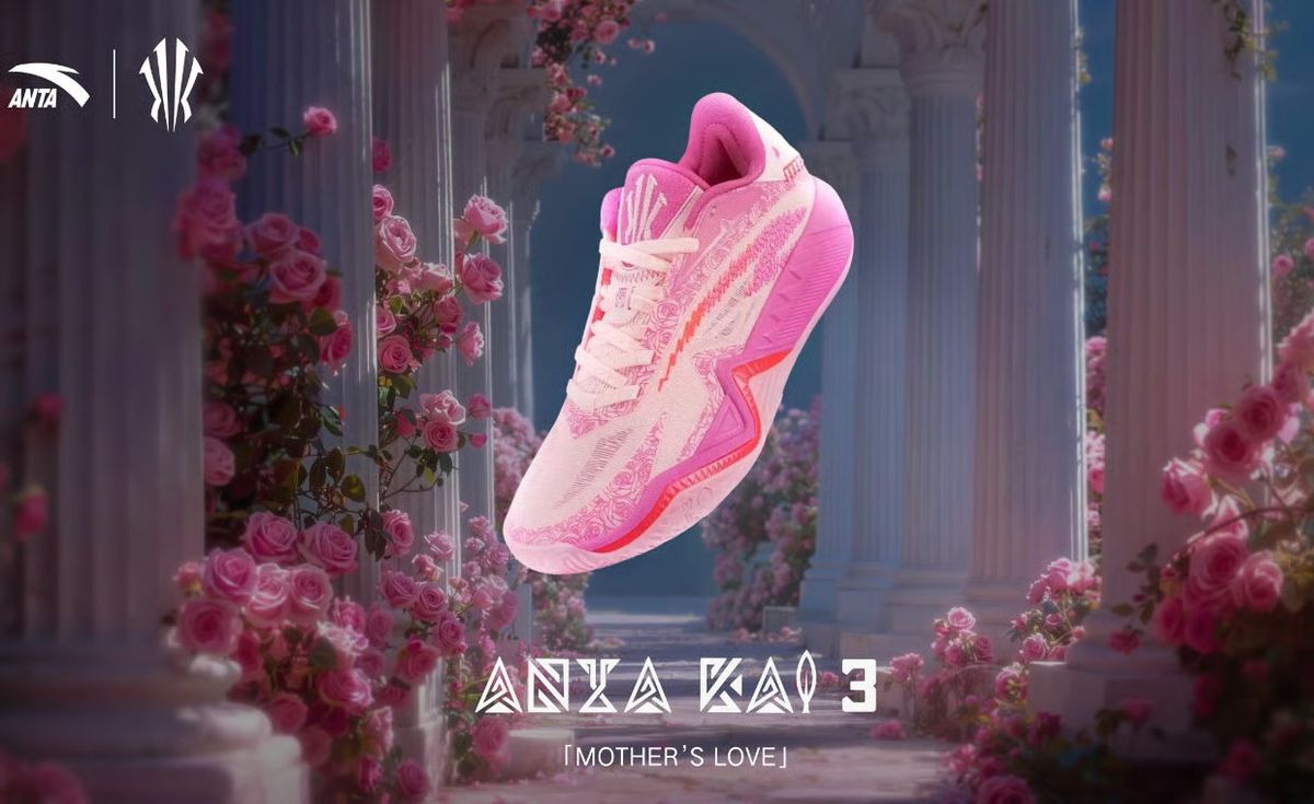 ANTA Kai 3 Mother's Love in pink colorway, Kyrie Irving signature basketball shoe