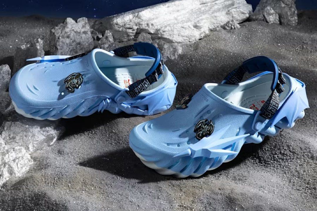 Yu-Gi-Oh! x Crocs Echo Clog 'Blue-Eyes White Dragon' in multicolor, releasing September 10, 2026