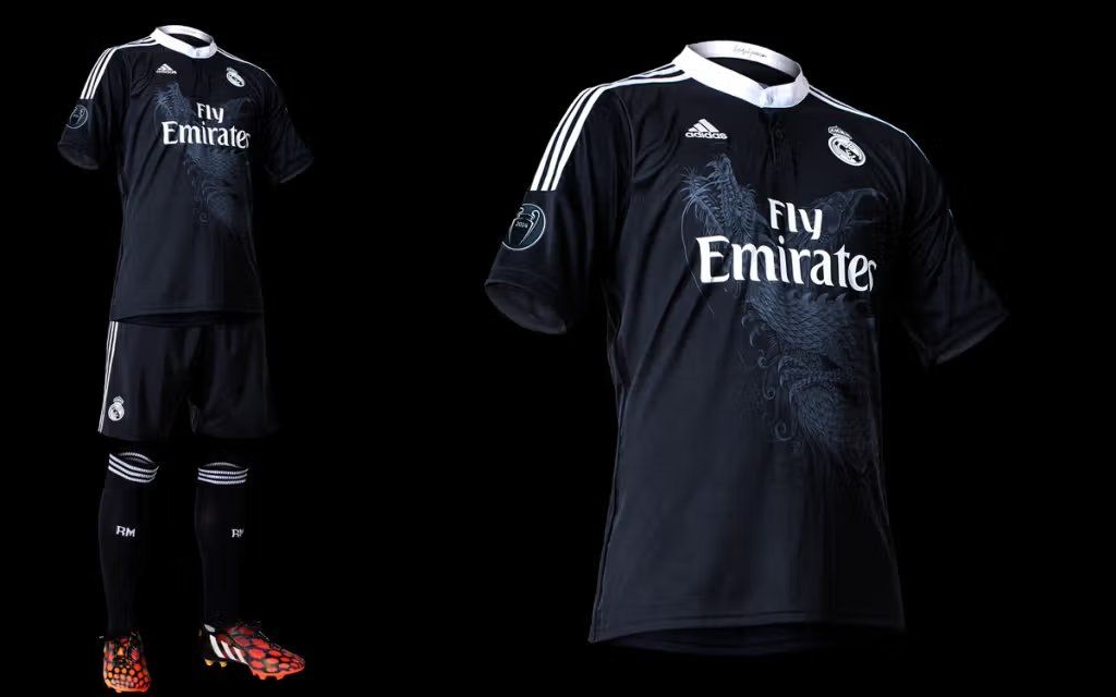 The Yohji Yamamoto x Real Madrid Dragon Jersey collaboration, featuring avant-garde design elements and dragon-inspired motif