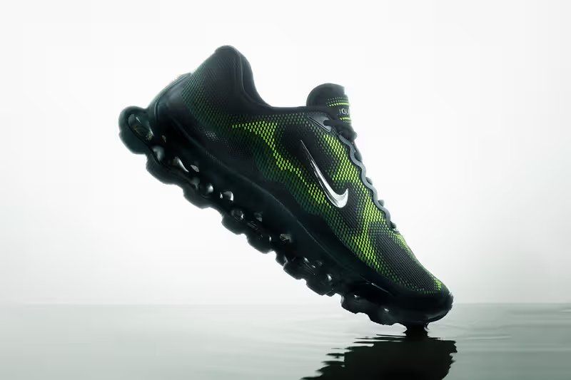Nike Air Max sneakers displayed during Air Max Day release week, showing multiple colorways and silhouettes