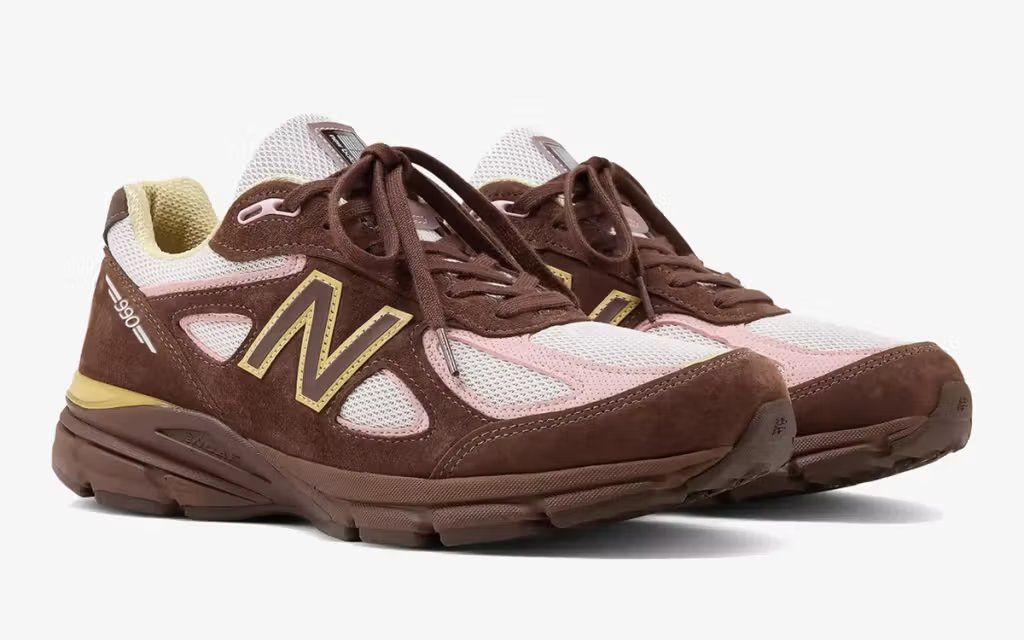 New Balance 990v4 'Pumpernickel' in rich brown suede and textile upper with white ENCAP midsole