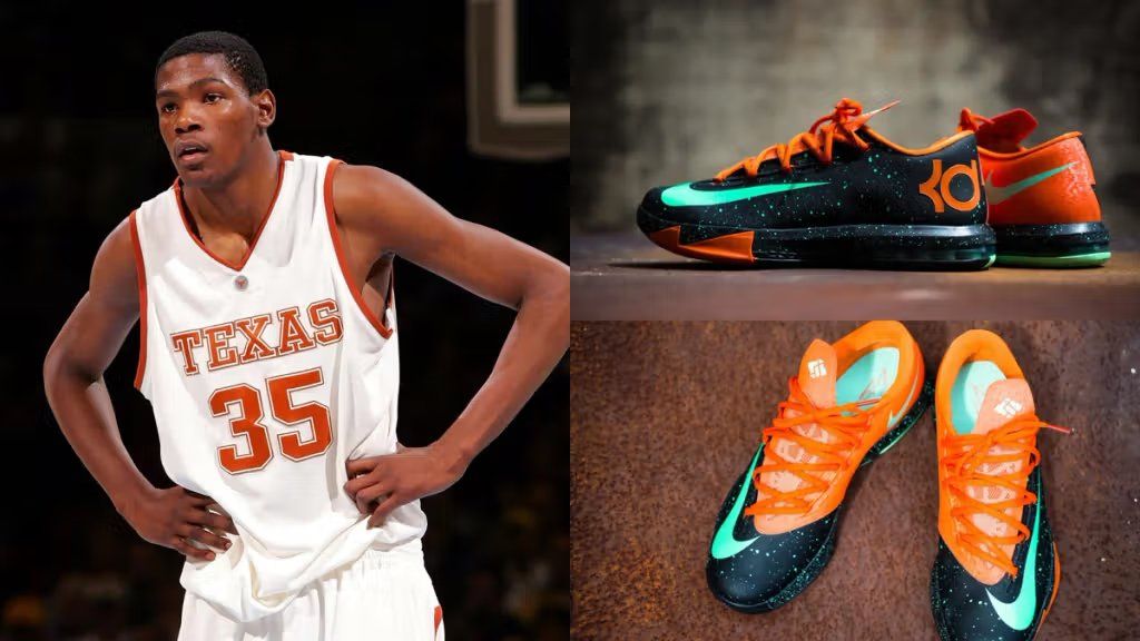 Nike KD 6 Texas colorway, Kevin Durant signature basketball sneaker